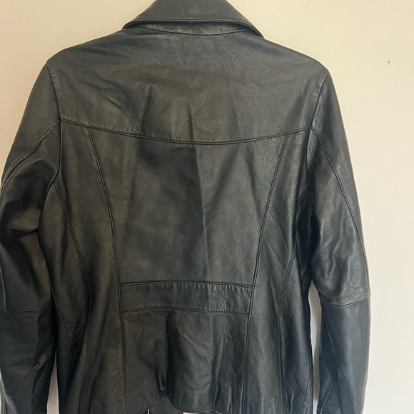 Vintage Wilson Black Leather Jacket - Picture 8 of 10